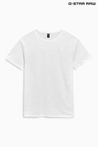 G-Star White T-Shirt Two Pack